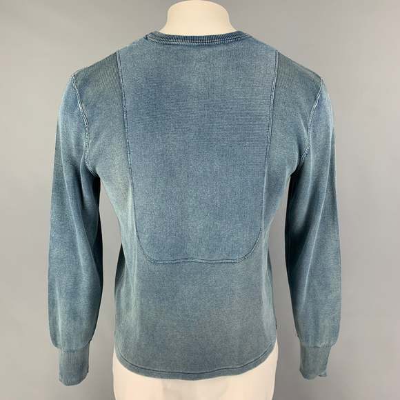 RRL by RALPH LAUREN Size L Indigo Wash Crew-Neck Pullover - Picture 3 of 5